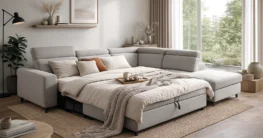 Ecksofa mit Schlaffunktion