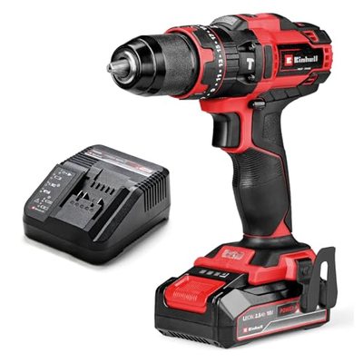 Einhell Akku-Schlagbohrschrauber TE-CD 18/44 Li-i (1x2,5Ah) Power X-Change (18 V, 44 Nm, Schlagbohrfunktion, 13 mm Metal