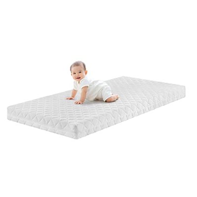 Traumnacht BT Kiddy Kindermatratze Pure , 60 x 120 cm, Schadstoffgeprüft nach Öko-Tex Standard 100, hautfreundlicher Bez
