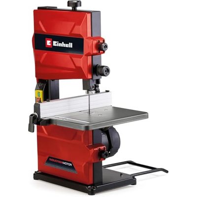 Einhell Bandsäge TC-SB 200/1 (werkzeugloser Sägeblattwechsel, Parallelanschlag, Höhenverstellung, kugelgelagerte Führung