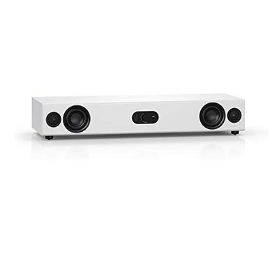 Nubert nuPro AS-3500 | Weiße Soundbar | Mit DTS und Dolby Audio | Soundplate für Streaming | TV-Lautsprecher mit Bluetoo