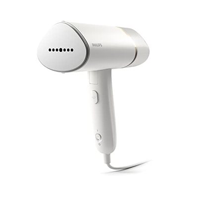Philips 3000-Serie Tragbarer Dampfglätter - 1000 W, Kompakt und Faltbar, 120ml Wassertank konstante Dampfleistung 20 g/m
