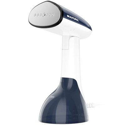 BEAUTURAL Steamer, Dampfglätter, Schnelles Aufheizen, 260ml Wassertank, Auto-Abschaltung, Faltenentferner für Kleidung，I