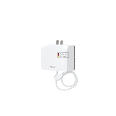 STIEBEL ELTRON hydraulischer Mini Durchlauferhitzer DNM 3 nur fürs Handwaschbecken, 3,5 kW, mit Stecker 230V, drucklos, 