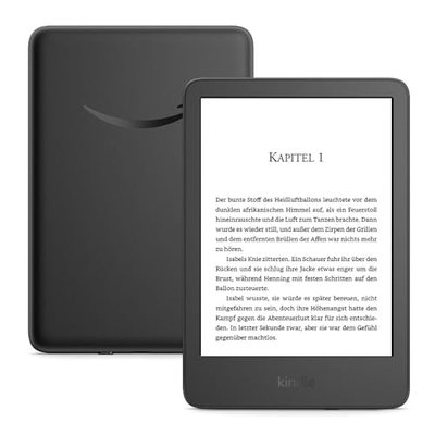 Amazon Kindle (neueste Generation) – Der leichteste und kompakteste Kindle, mit blendfreiem Bildschirm, schnellerem Umbl