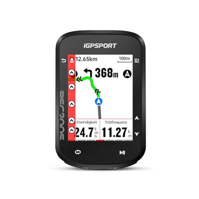 iGPSPORT BSC200S Fahrradcomputer Kabellos GPS, Routennavigation Weiterfahrtfunktion Gierwende-Eingabeaufforderung ANT Bl