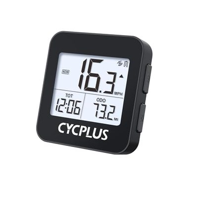 CYCPLUS GPS Fahrradcomputer Drahtlose Fahrradtacho Radcomputer IPX6 Wasserdichter Kilometerzähler GPS-Tachometer Radfahr