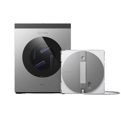 ECOVACS WINBOT W3 OMNI Fensterputzroboter mit Multifunktionsstation, Automatische Reinigung der Wischpads, Intelligente 