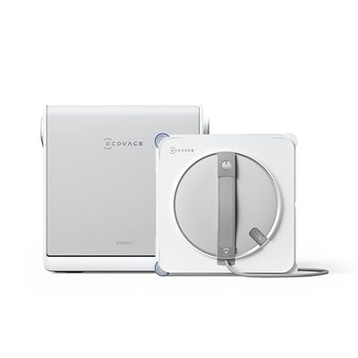 ECOVACS WINBOT W2S Omni Fensterputzroboter mit Multifunktionsstation, intelligenter Bis-an-den-Rand-Reinigung mit TruEdg