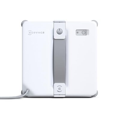ECOVACS WINBOT Mini 2 Fensterputzroboter mit Eckbürsten & Ultraschallzerstäubung, Ultraschlank & Leicht für Schm