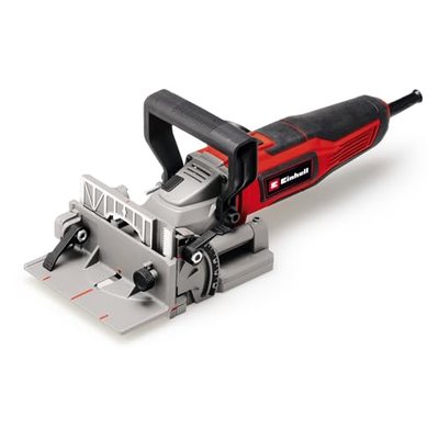 Einhell Flachdübelfräse TE-BJ 900 (900 W, 20 mm Frästiefe, stufenlose Winkel-/Höheneinstellung, 6-stufige Tiefenverstell