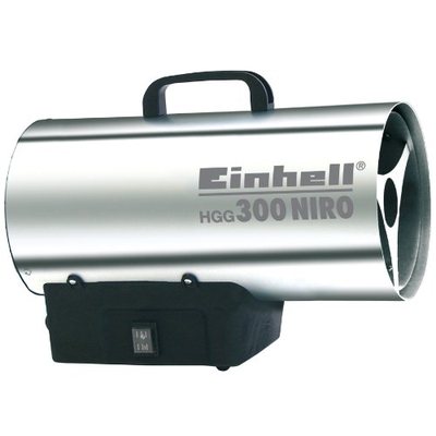 Einhell Heißluftgenerator HGG 300 Niro (30 kW, 1,5 bar Betriebsdruck, 500 m³/h Luftvolumenstrom, Piezozündung, Rückbrand