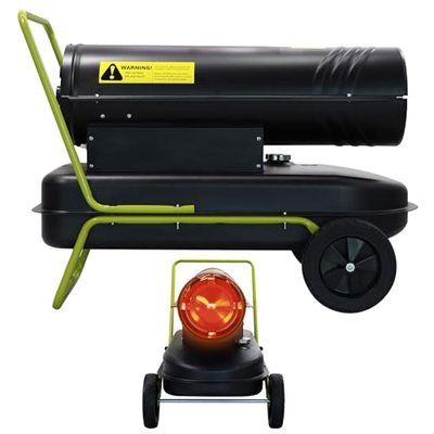 TroniTechnik® Heizkanone Dieselheizgebläse Dieselheizer 30kW Diesel betriebener Heißluftgenerator 230V, Heizleistung 30