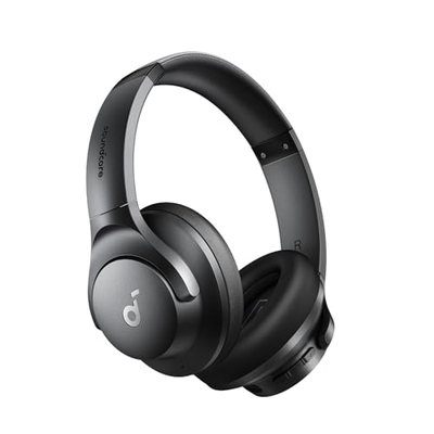 soundcore by Anker Q20i kabelloser Bluetooth Over-Ear-Kopfhörer mit Hybrid Active Noise Cancelling, 40h Spielzeit im ANC