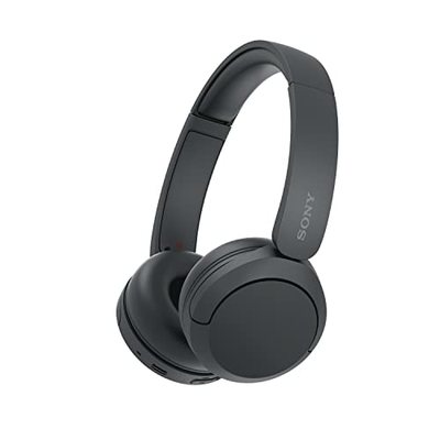 Sony WH-CH520 Kabellose Bluetooth-Kopfhörer - bis zu 50 Stunden Akkulaufzeit mit Schnellladefunktion, On-Ear-Modell - Sc