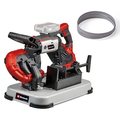 Einhell Akku-Bandsäge TE-MB 18/127 U Li-Solo Power X-Change (18 V, 115 mm Schnitthöhe, 127 mm Schnittbreite, Untergestel