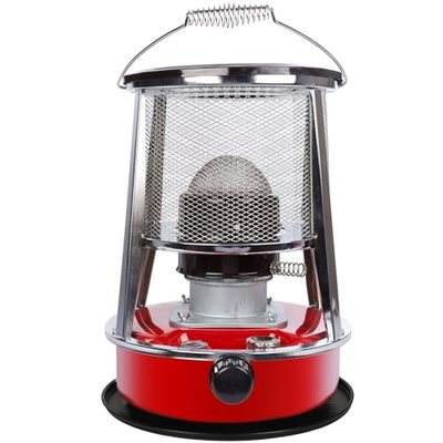 Perel Mobiles Petroleumheizgerät 2600W, tragbarer Kerosinofen für außen und Camping, Docht-Heizung, 4,6L Tank, 18 Stunde