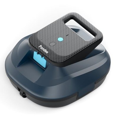 (2026 Neu) Pondee X2 Poolroboter Akku mit 200 Min Laufzeit, Kabelloser Poolsauger Auto-Parkfunktion, 3.3 h Schnellladung