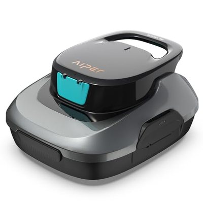 AIPER Scuba SE Poolroboter, Kabelloser Poolsauger Akku, 90 Minuten Reinigungszeit, Automatische Reinigung mit Selbsteinp