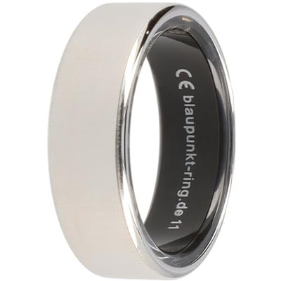 Blaupunkt Smart Ring Pro | kein ABO | höchster Datenschutz | Keine Cloudanmeldung | Titan | Schritte, Schlaf, Puls, Blut