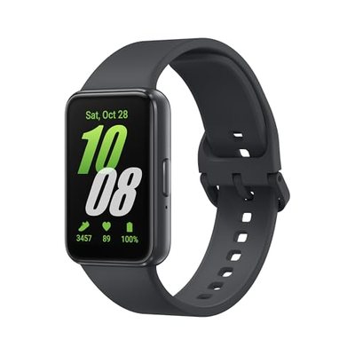 Samsung Galaxy Fit3 Smartwatch, Fitness-Uhr als Fitness Tracker und Aktivitätstracker, Gray, Inkl. 36 Monate Herstellerg
