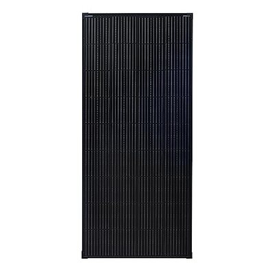 enjoy solar® Monokristallines Solarmodul 200W 12V, Solarpanel mit PERC 9BB schwarzes Rahmen Version (Full Black), ideal 