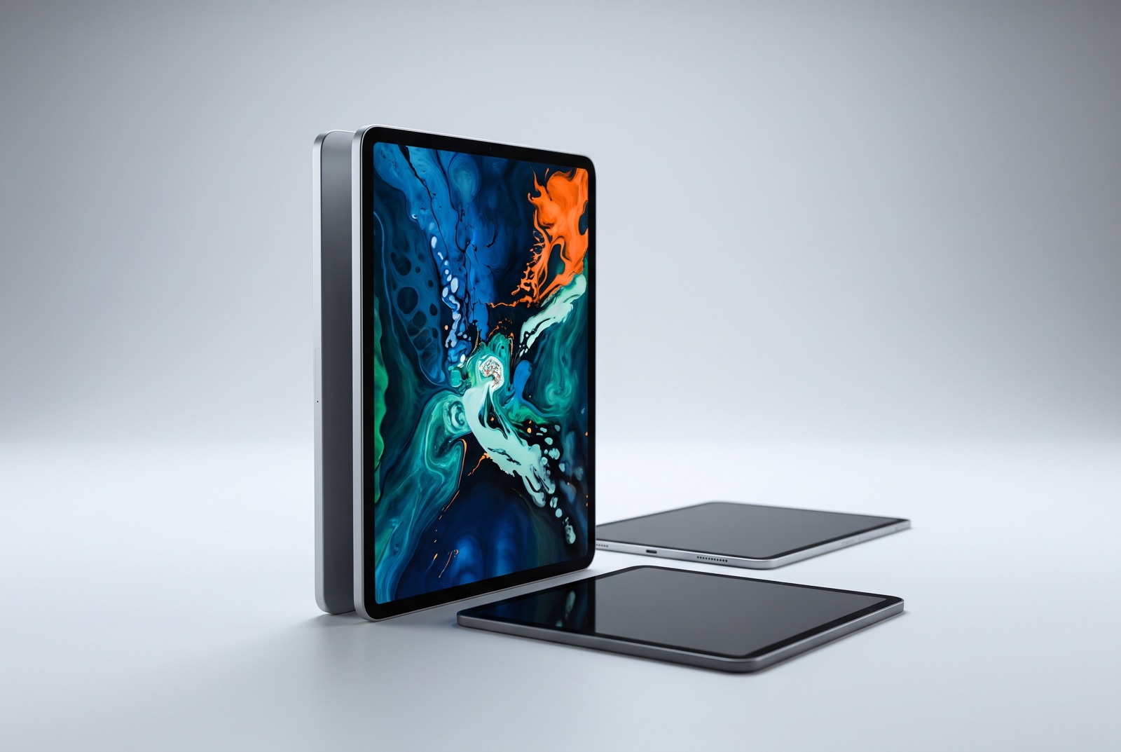 Moderne Tablets in verschiedenen Größen im Vergleich