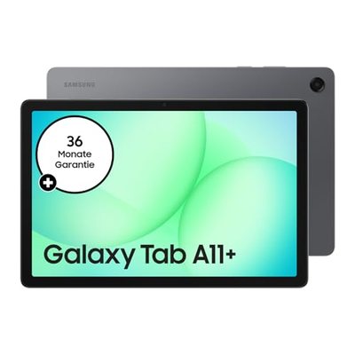 Samsung Galaxy Tab A11+, AI Tablet, 11 Zoll Display, 90 Hz Bildwiederholrate, 128 GB Speicher, 6 GB RAM, Android, Dolby 