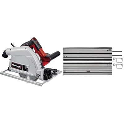 Einhell Tauchsäge TE-PS 165 (1.200 Watt, werkzeuglose Einstellung bei Schnitttiefe + Neigungswinkel, hochwertiges Hartme