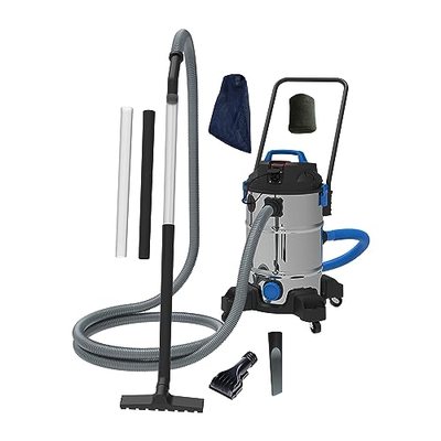 AquaForte - Teichschlammsauger Pro 1200W mit interner Schmutzwasserpumpe für kontinuierliches Absaugen bis 2,5m Tiefe 35