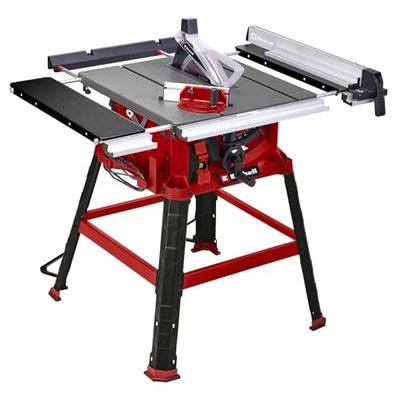 Einhell Tischkreissäge TC-TS 2225 U (2200 W, 80 mm Schnitthöhe, Ø 254 mm Sägeblatt, Tischverbreiterung, Winkelanschlag,