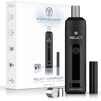 Norddampf RELICT Kräuter Vaporizer | Premium Verdampfer für Kräuter | DHS & Intelisense Technologie | 2600 mAh | Iso