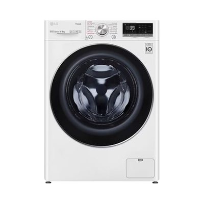 LG Electronics V7WD96H1A Waschtrockner mit AI DD | 9 kg Waschen | 6 kg Trocknen | 1400 U/Min | Steam | TurboWash 360° | 
