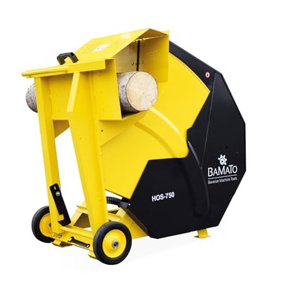 BAMATO Wippkreissäge HOS-750 | mit 700mm HM-Sägeblatt 64 Z | 400V Elektromotor | 5 kW Motorleistung | max. 1000mm Schnit