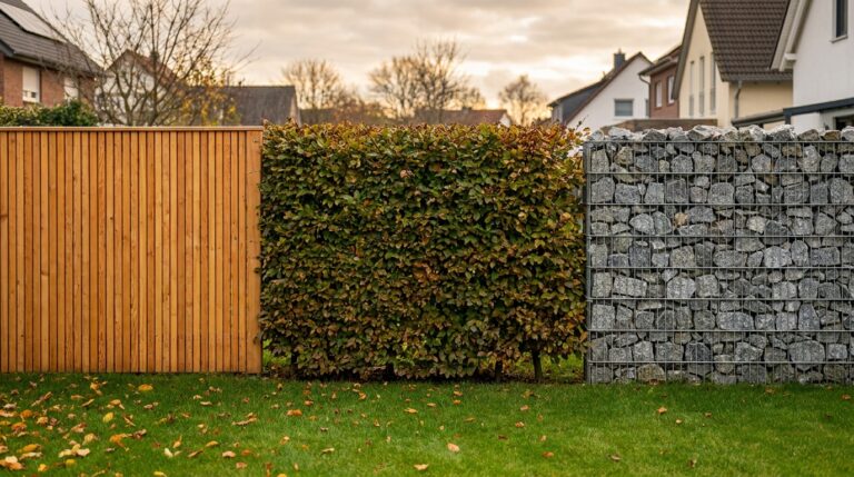 Sichtschutz Garten: Zaun, Hecke oder Gabione im Vergleich